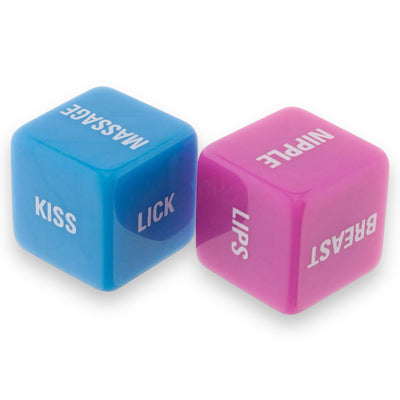 Kjærlighedsterninger med Tekst, Blå og Pink (2 Stk.)
