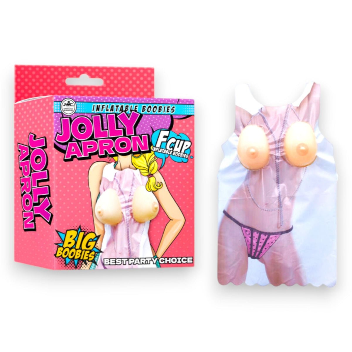 Jolly Apron with Inflatable F Cup Boobies