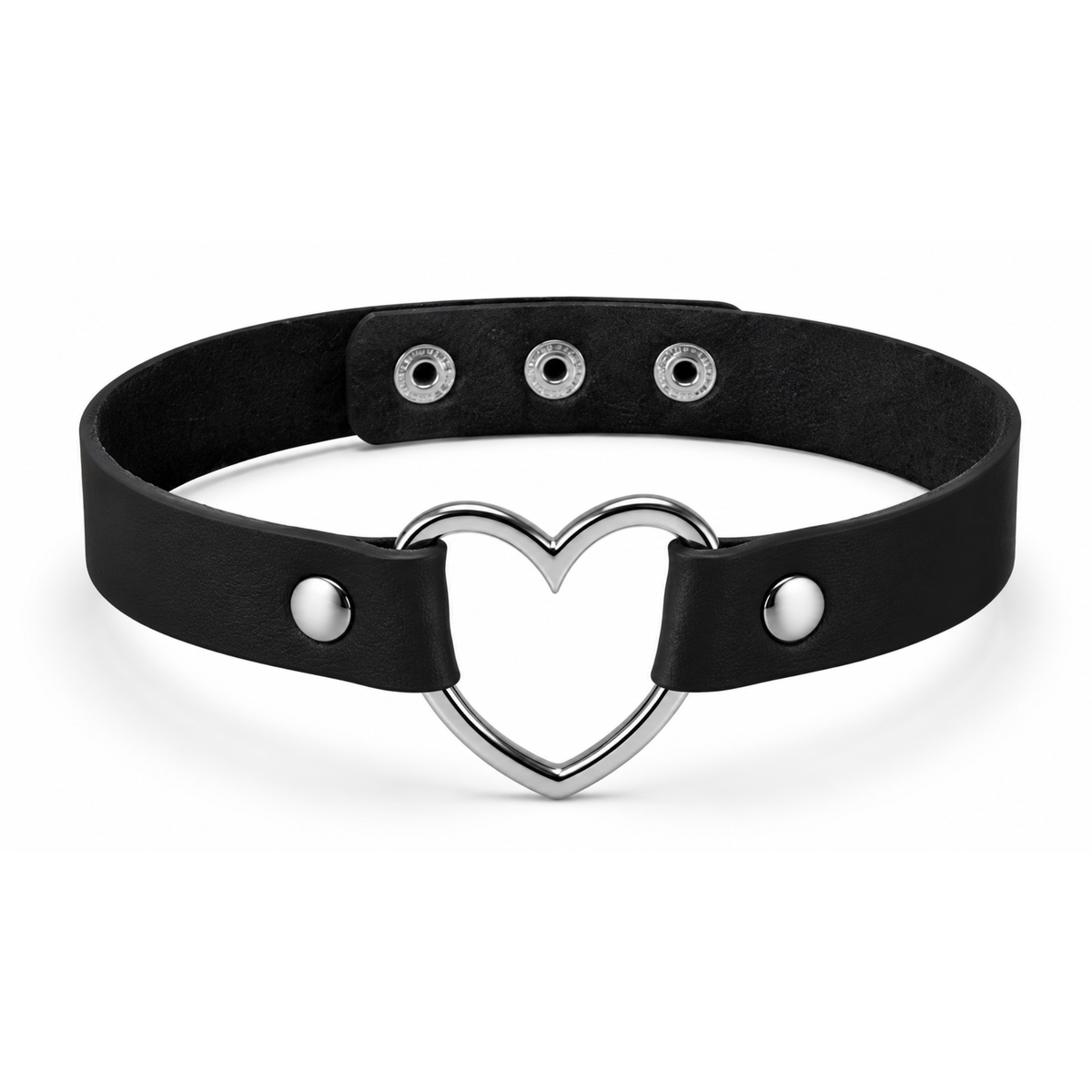 Punk Style Studded Choker - 40cm - Black