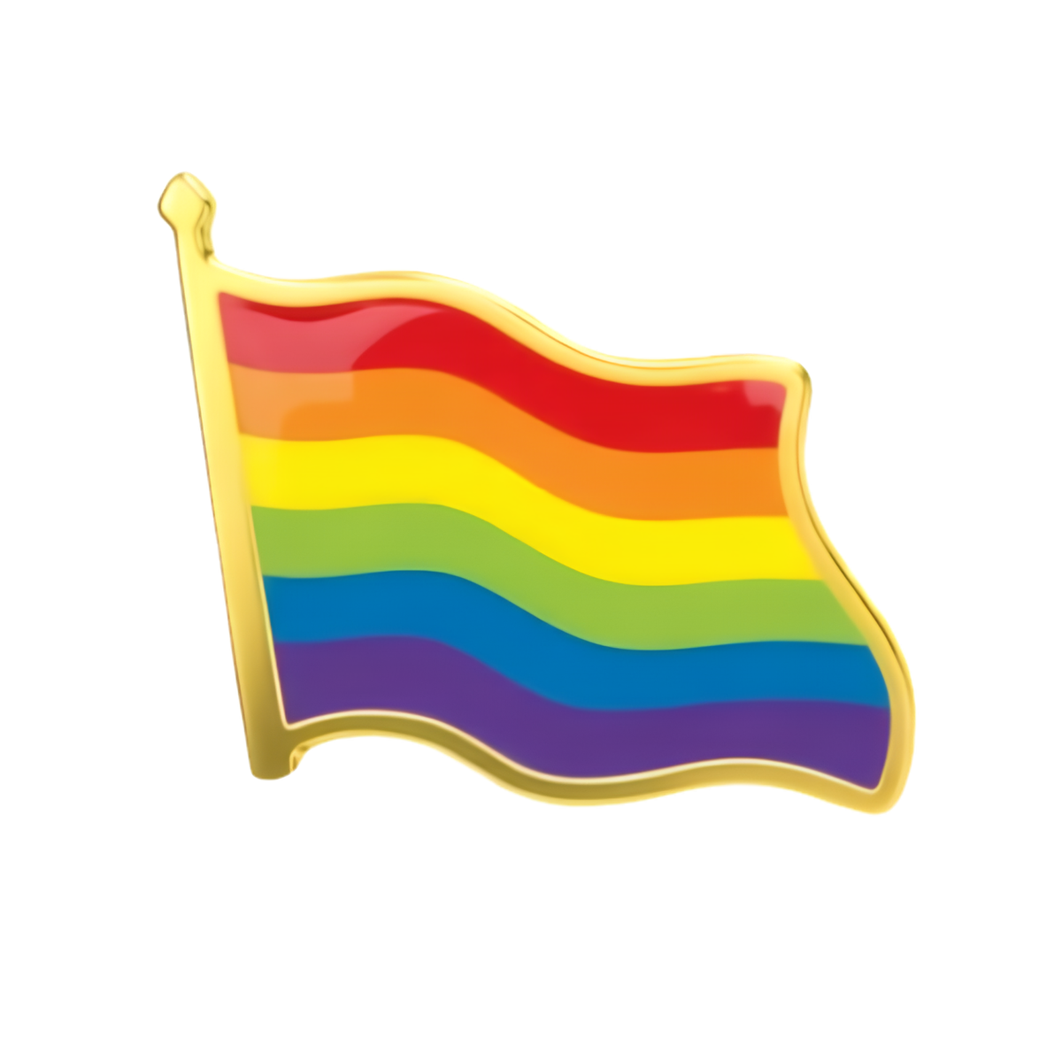 Rainbow Pride Flag Metal Pin