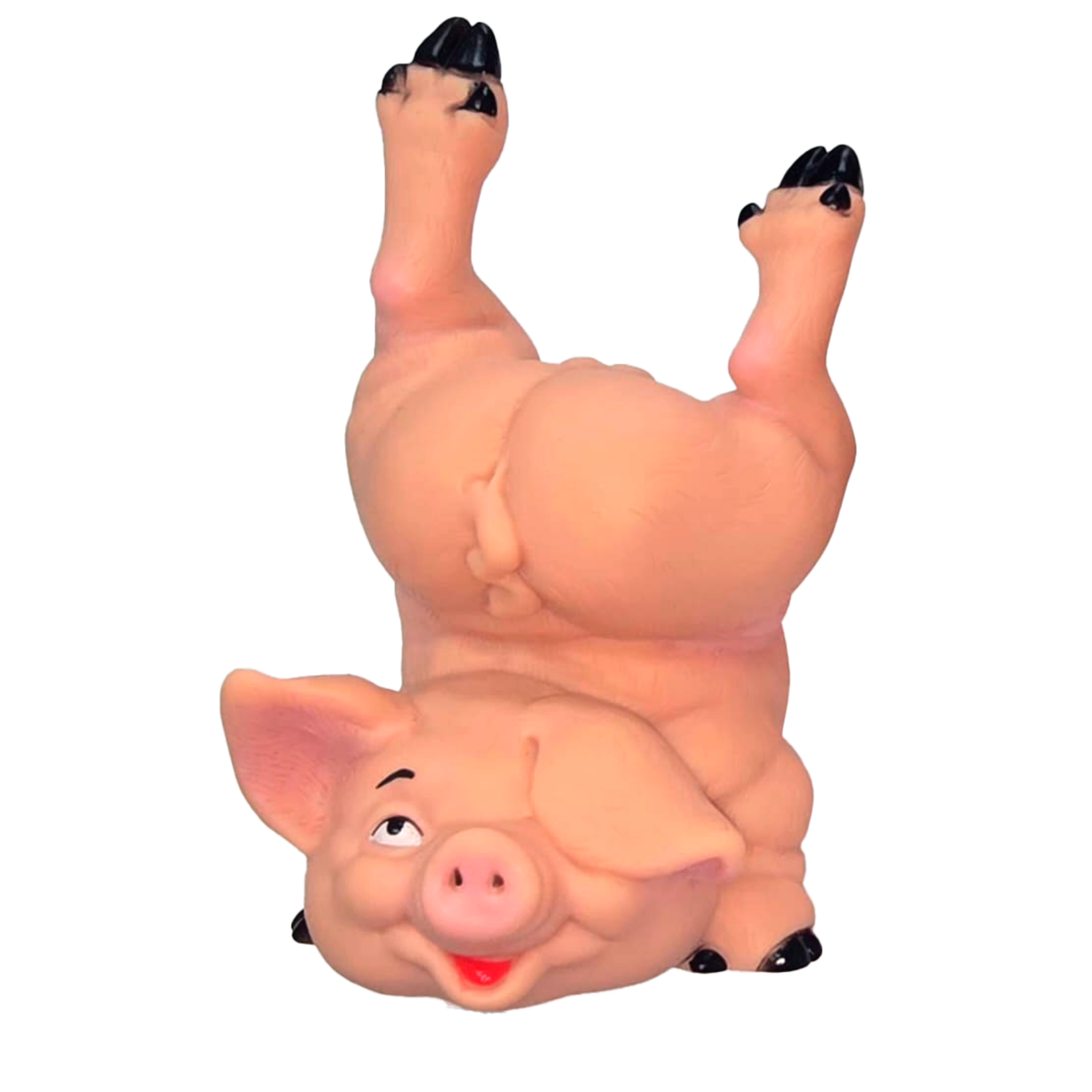 Porky Popstar Naughty Headstand Squeezy Pig