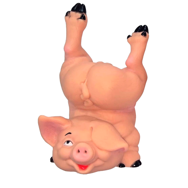 Porky Popstar, frekk gris som står på hodet, stressleke