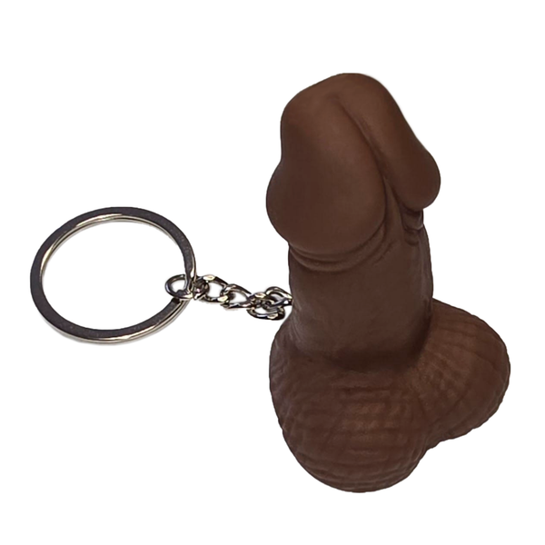 Nøglering Penis Mørkebrun