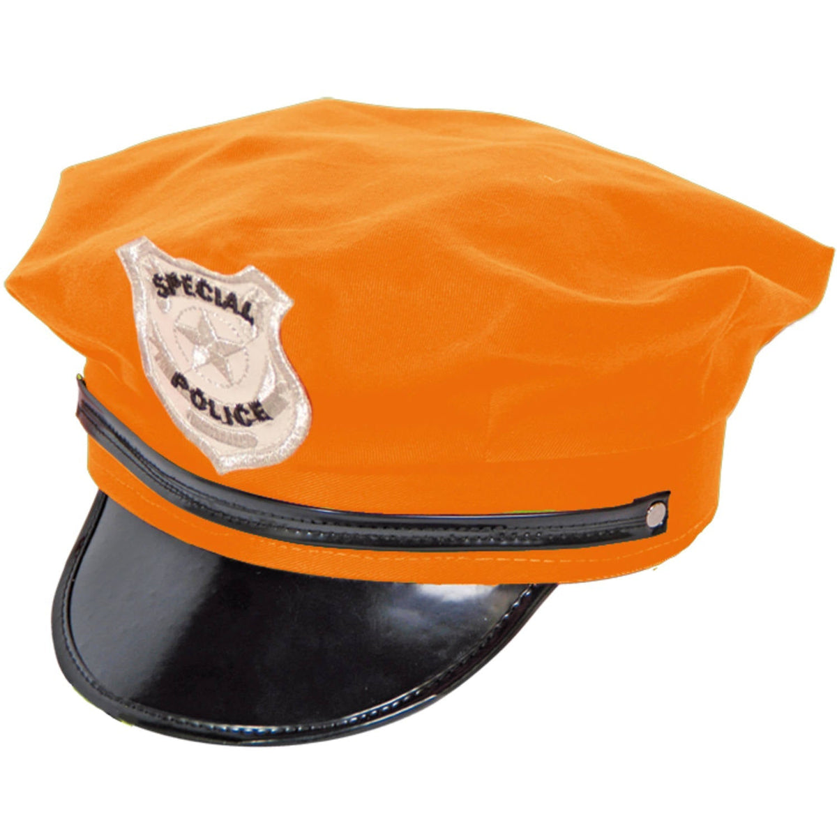 Neon Orange Police Hat