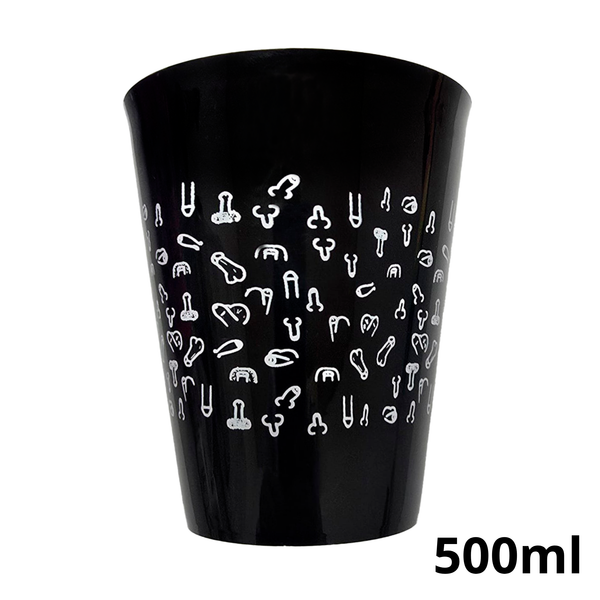 Vaso Dicky Cup negro 500ml para fiestas
