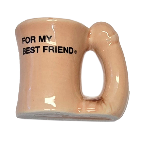 For My Best Friend Taza Asa de Pene Color Carne