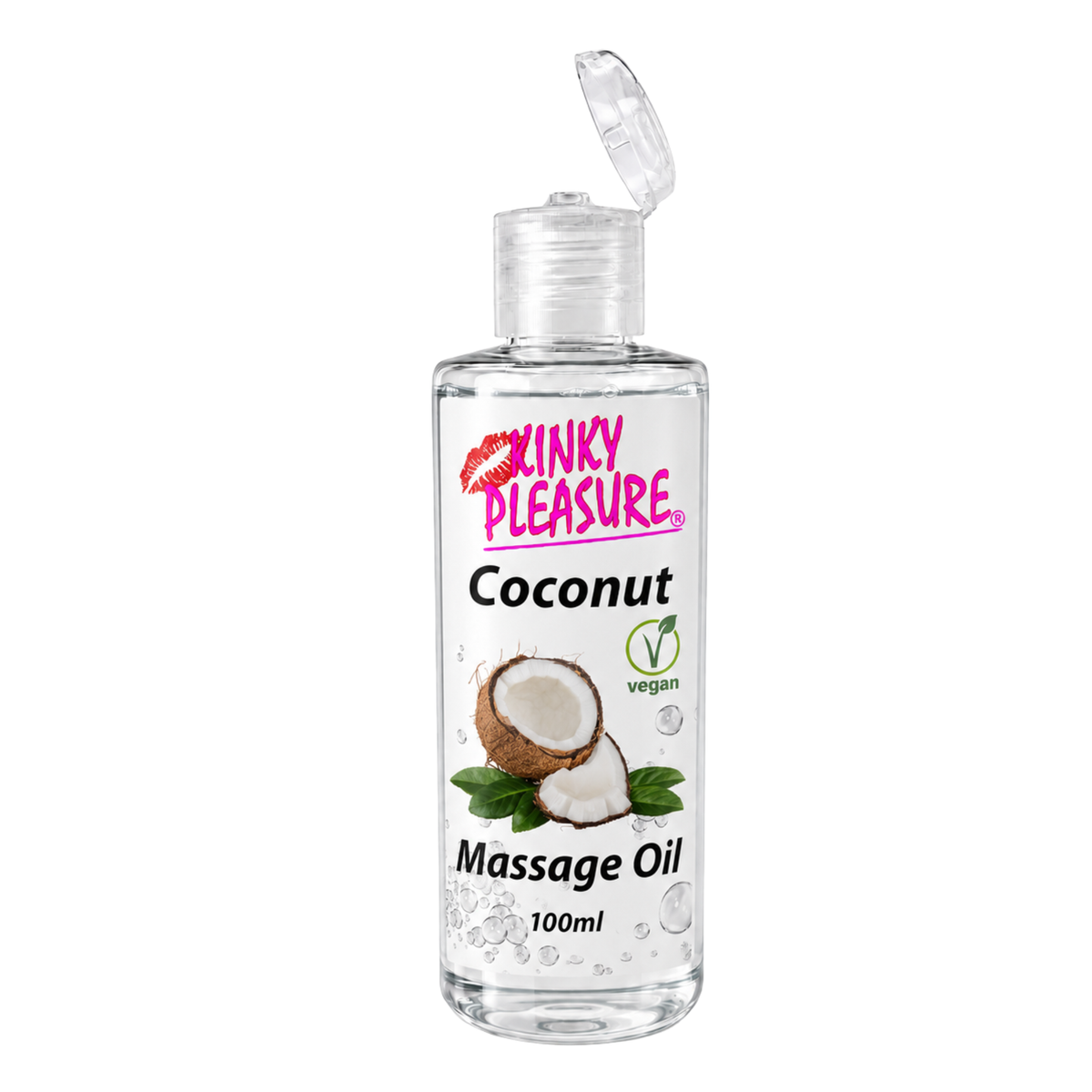 Coconut Massage Oil - Vegan Squeeze Bottle - 100ml