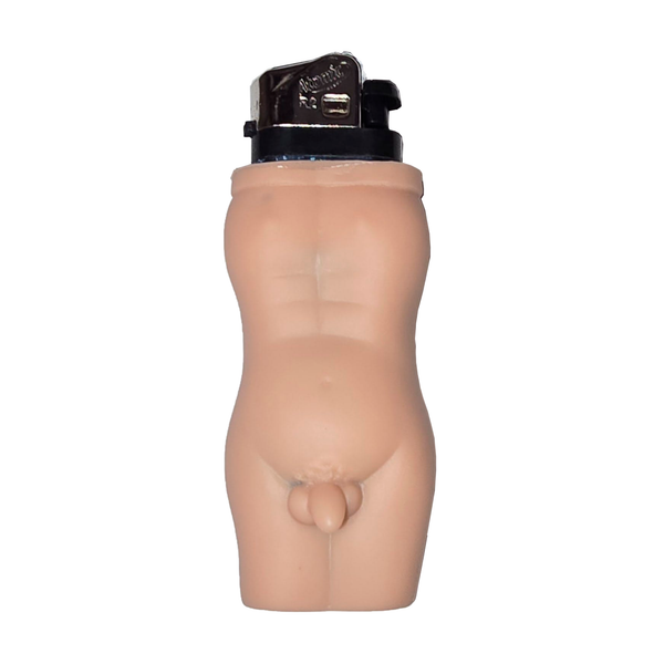 Aanstekerhoesje naakt mannelijk torso nude