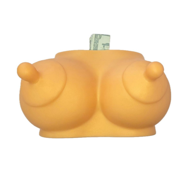 Boob Bank Grappige Spaarpot Lichtbruin