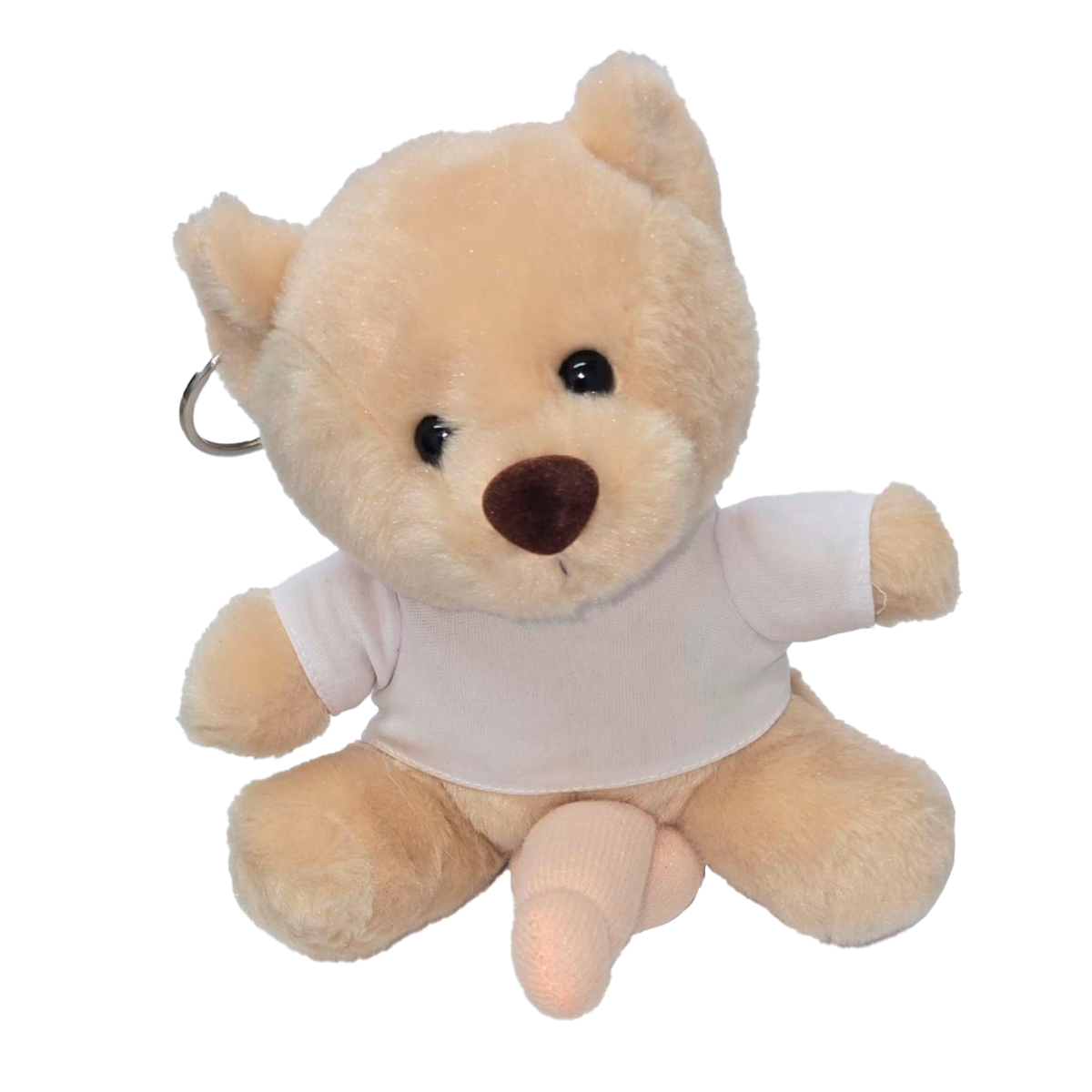 Naughty Teddy Keychain Plush Bear with Surprise