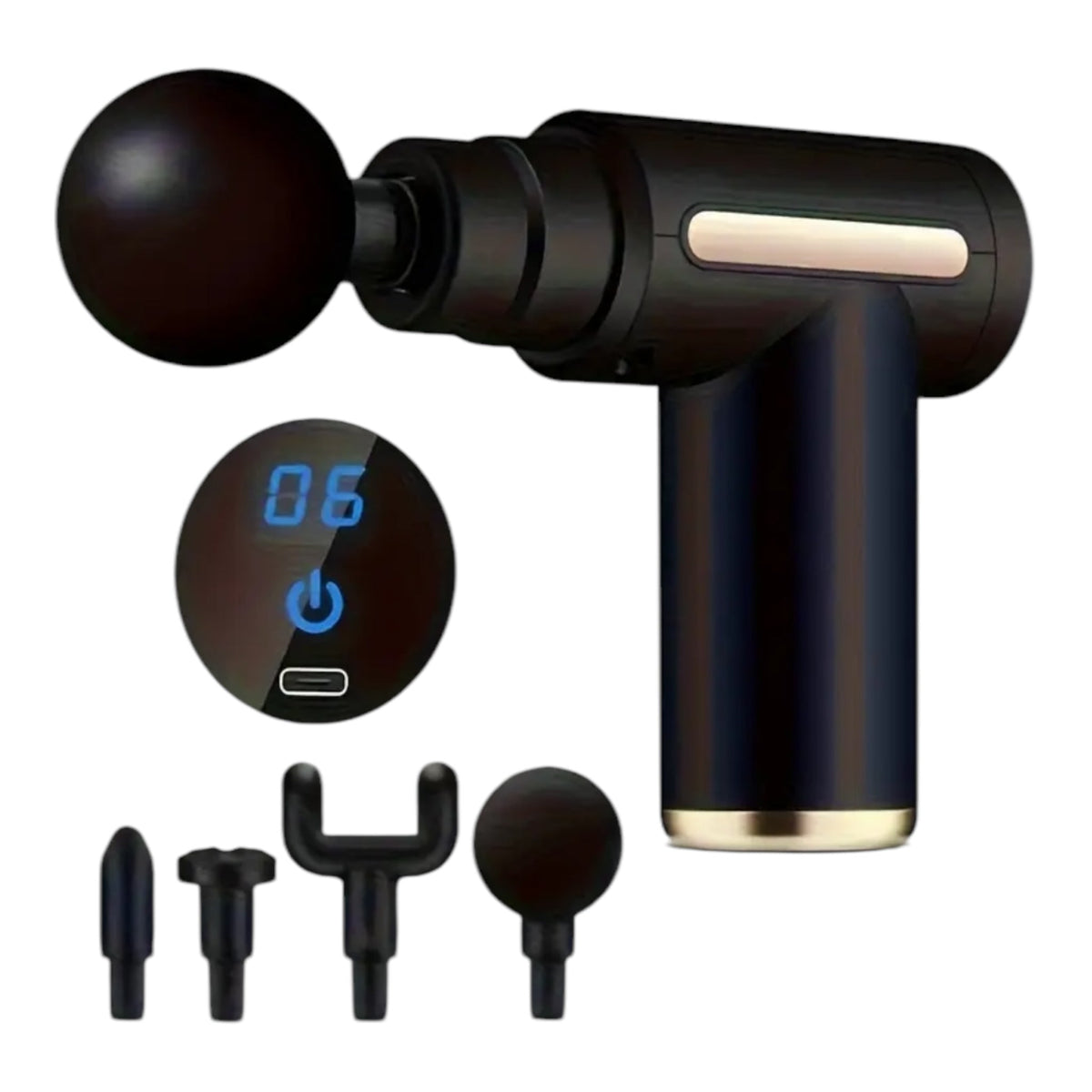 Rechargeable Massage Gun with Touch Screen