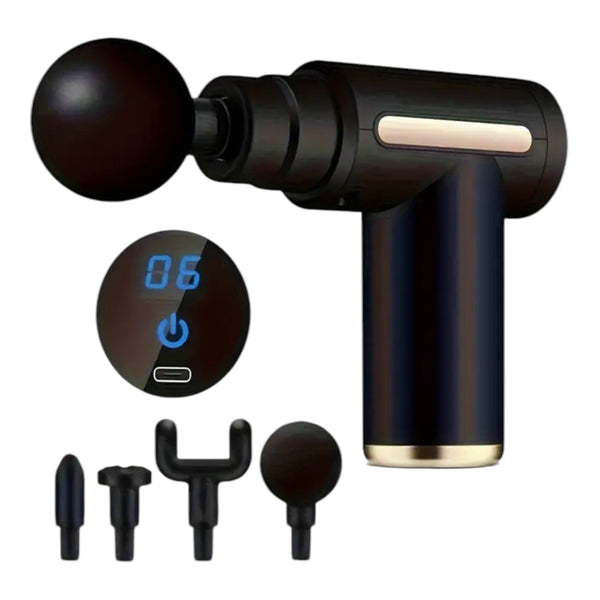 Wiederaufladbare Massagepistole mit Touchscreen