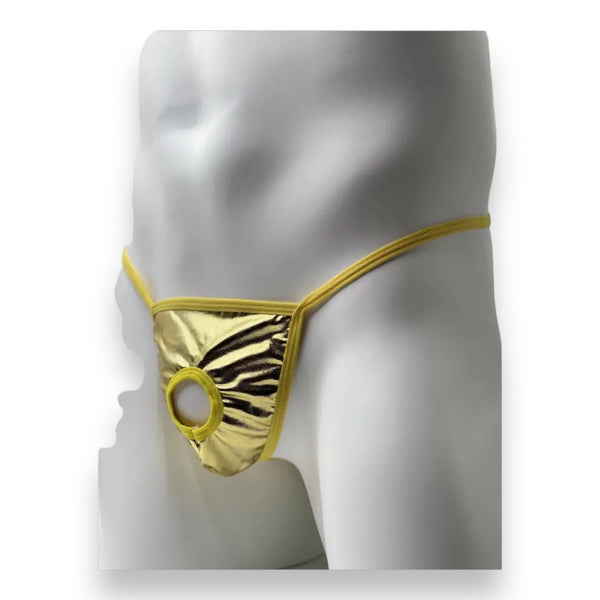 Sexy heren string - Goud, zwart of zilver
