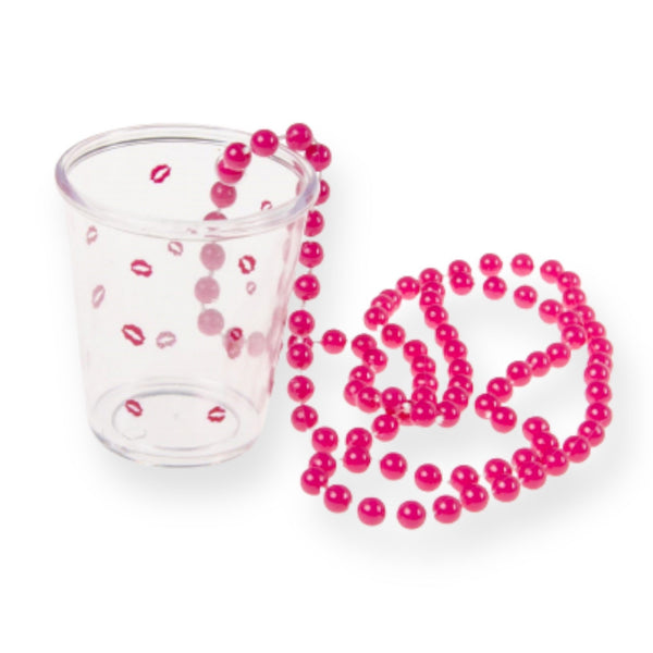 Colar com Copo de Shot em Forma de Lábios 30 ml, Pack de 24