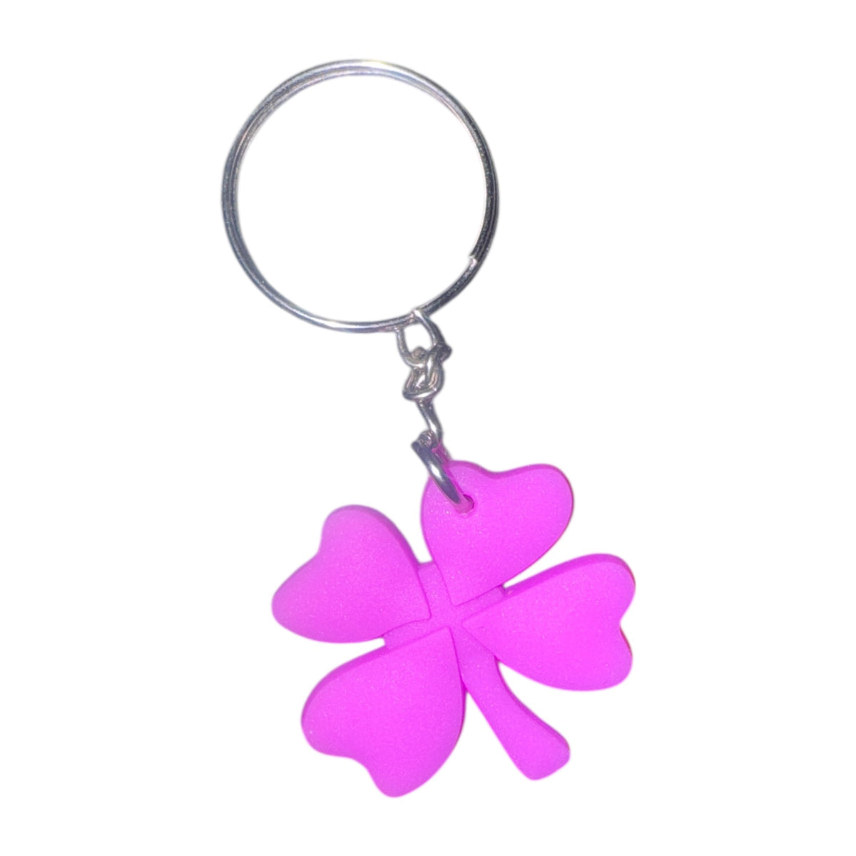 Lucky Flower Keychain - Purple