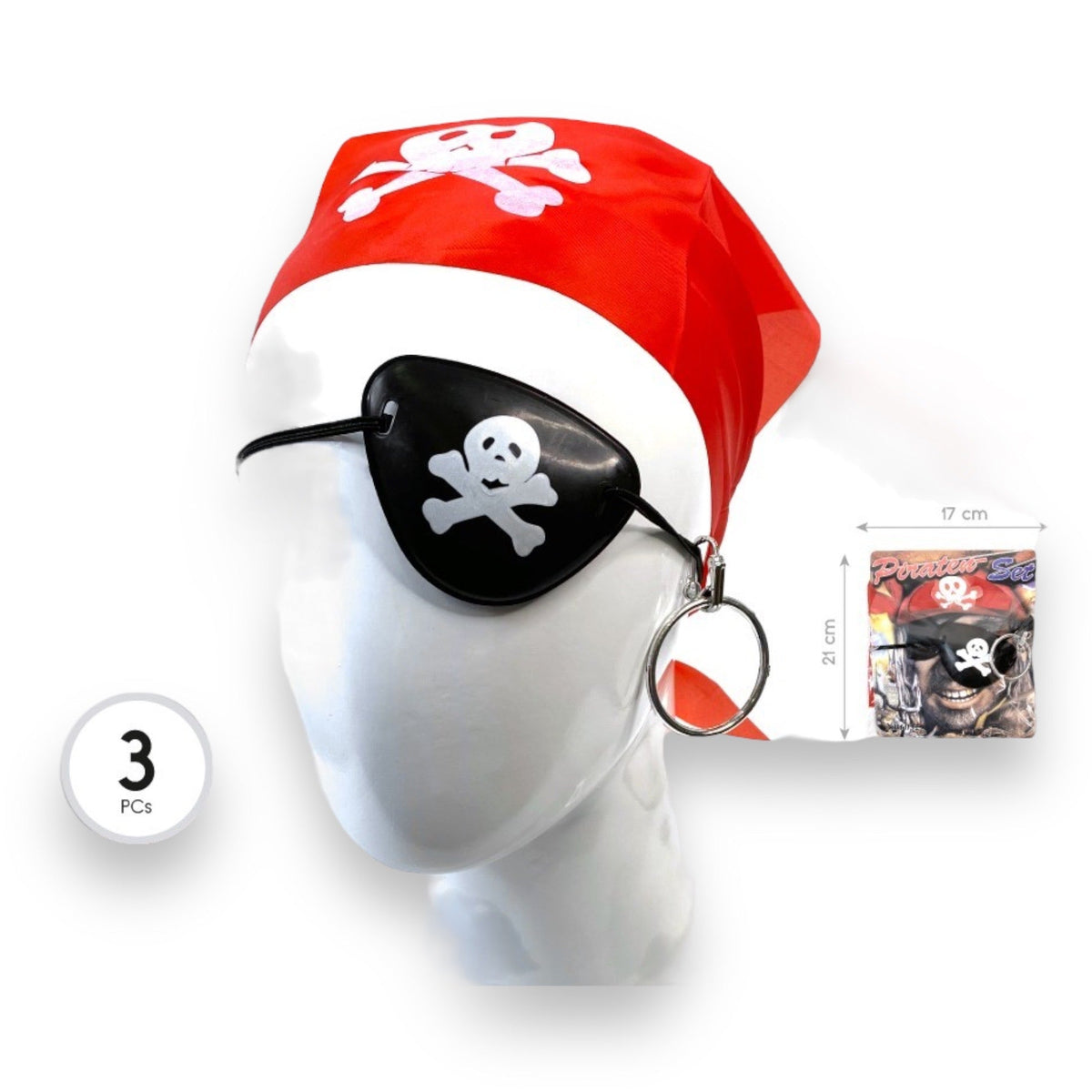 Pirate Costume Set 3 Pieces