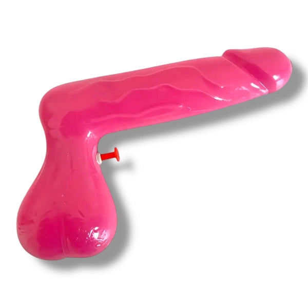 Pistola de Água Divertida em Forma de Pénis, Rosa, 16 x 11 cm