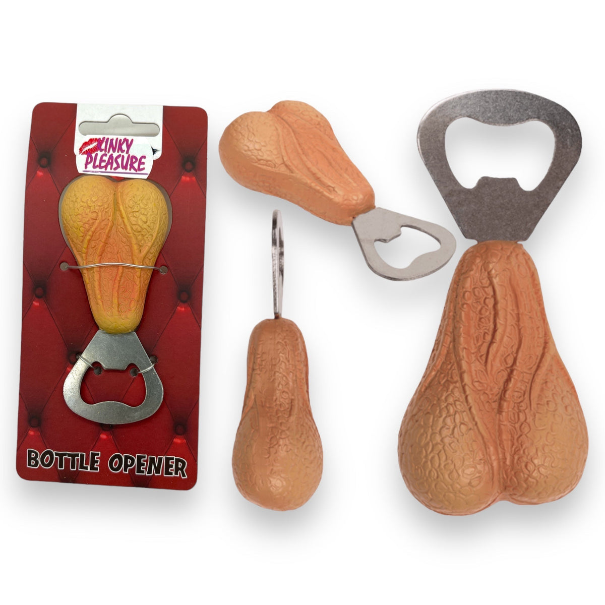 Ball Sack Bottle Opener - Beige