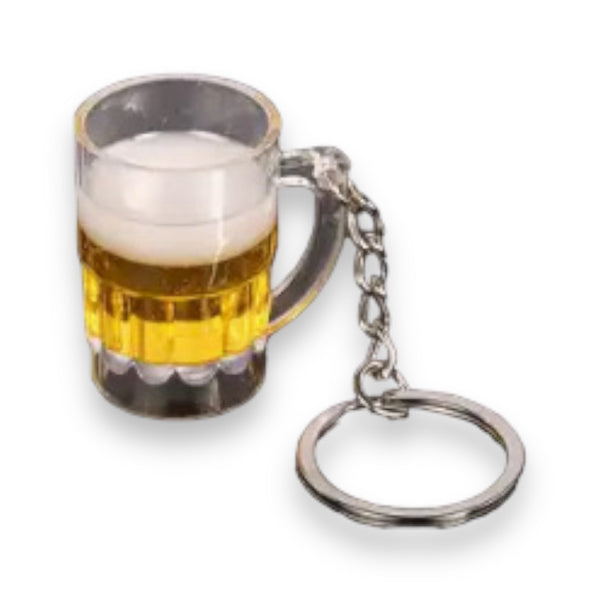 Nøkkelring Ølglass