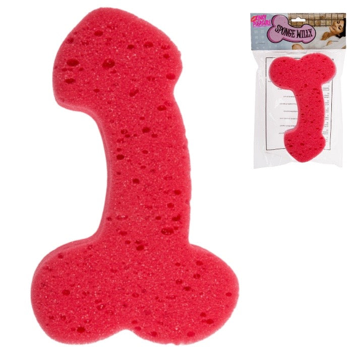 Penis Bath Sponge 19 cm in Red, Pink or Black - photo 4