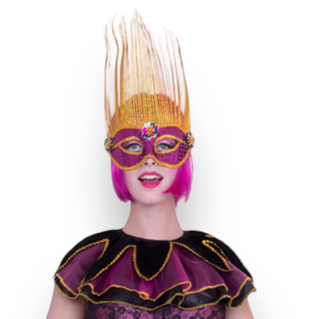 Venetian Masquerade Mask - Pink or Blue