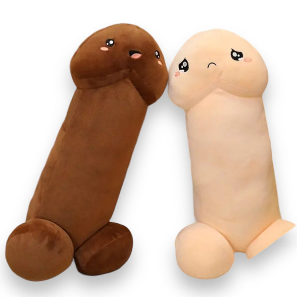 Plys Teddy Penis - Brun eller Hvid - 50 cm eller 70 cm