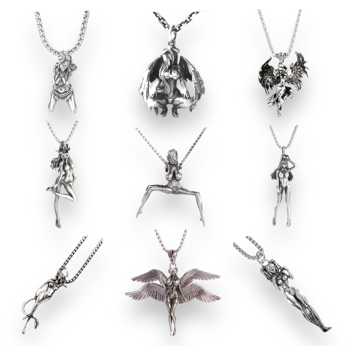 Sexy Ladies Necklace Collection - Set of 9