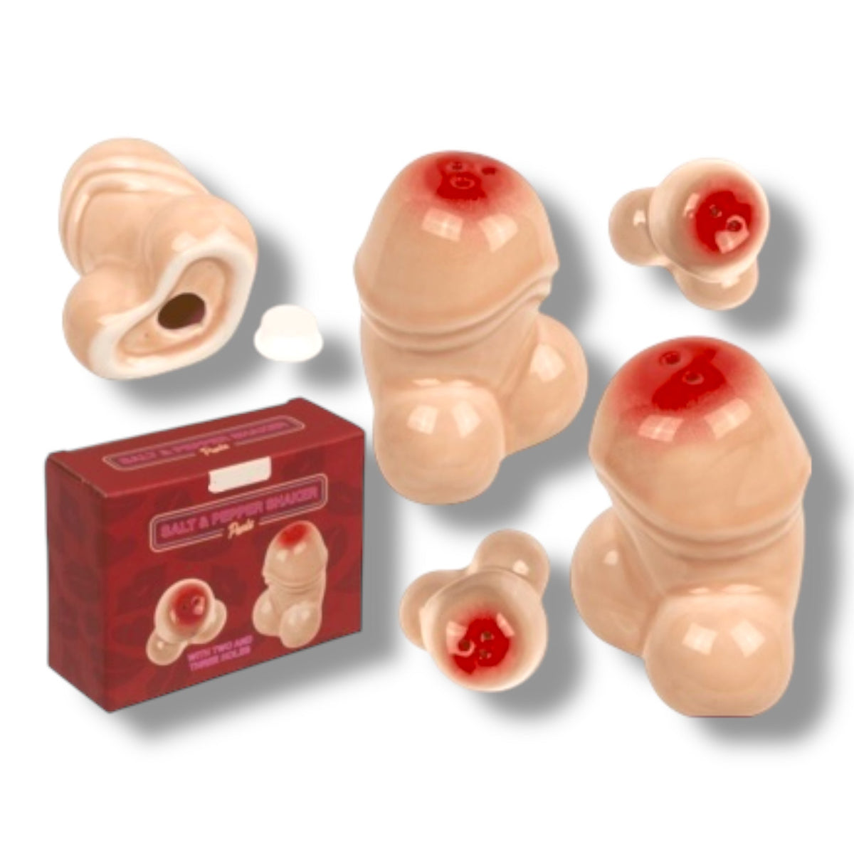 Naughty Penis Salt and Pepper Shaker Set in Gift Box