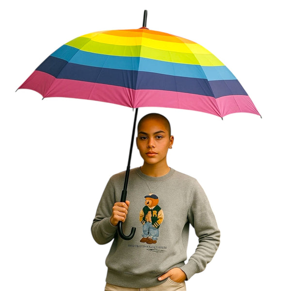 Grote regenboog Pride paraplu
