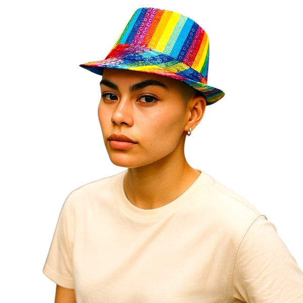 Pride Regenbogen-Hut Modell 02