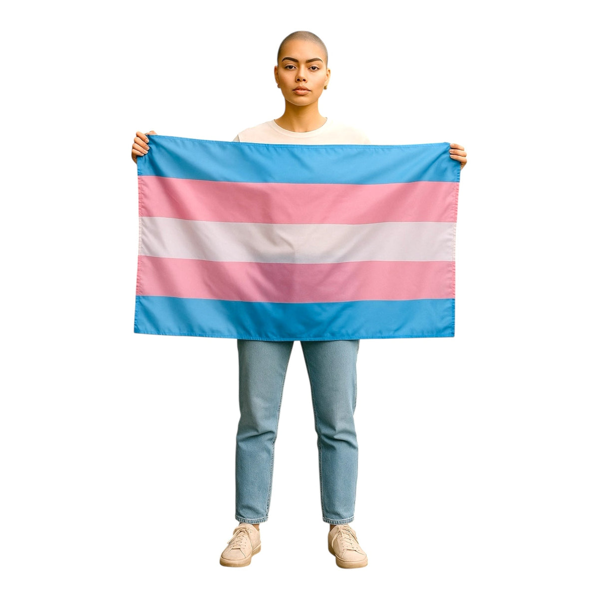 Rainbow and Trans Pride Flag