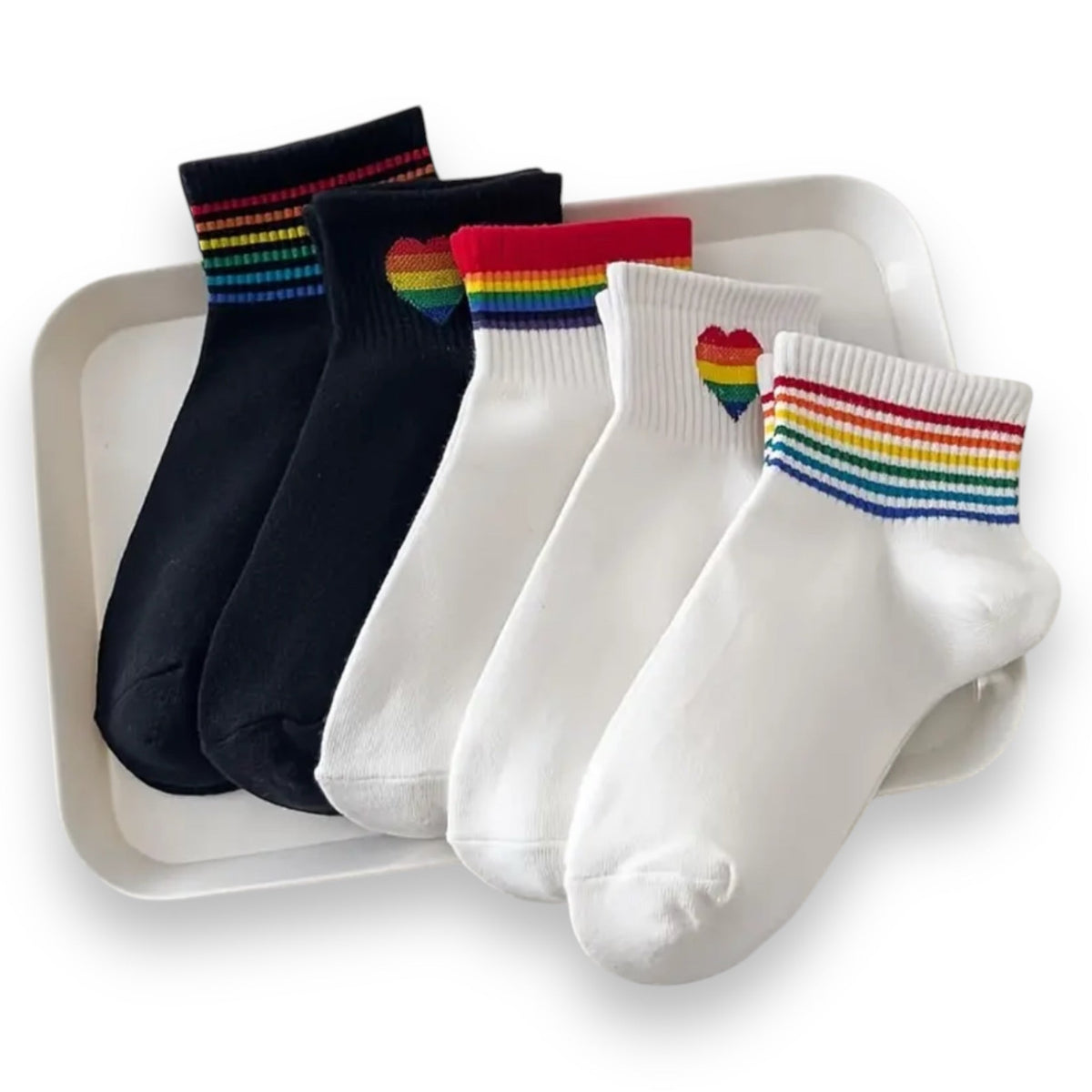 Rainbow Pride Socks - One Size, 5 Designs