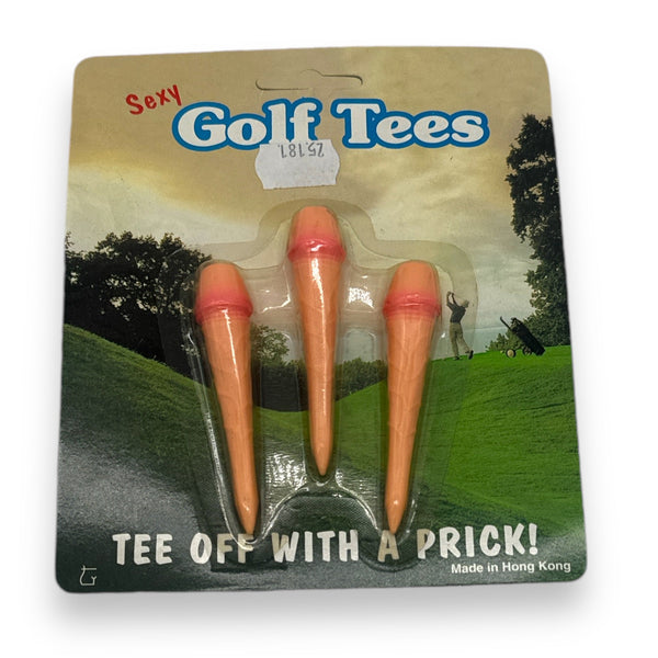 Brutale Golftees - Set van 3, Huidskleur