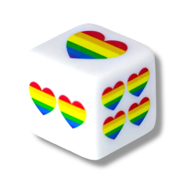 Pride Spillterninger Regnbuehjerter Sett med 2