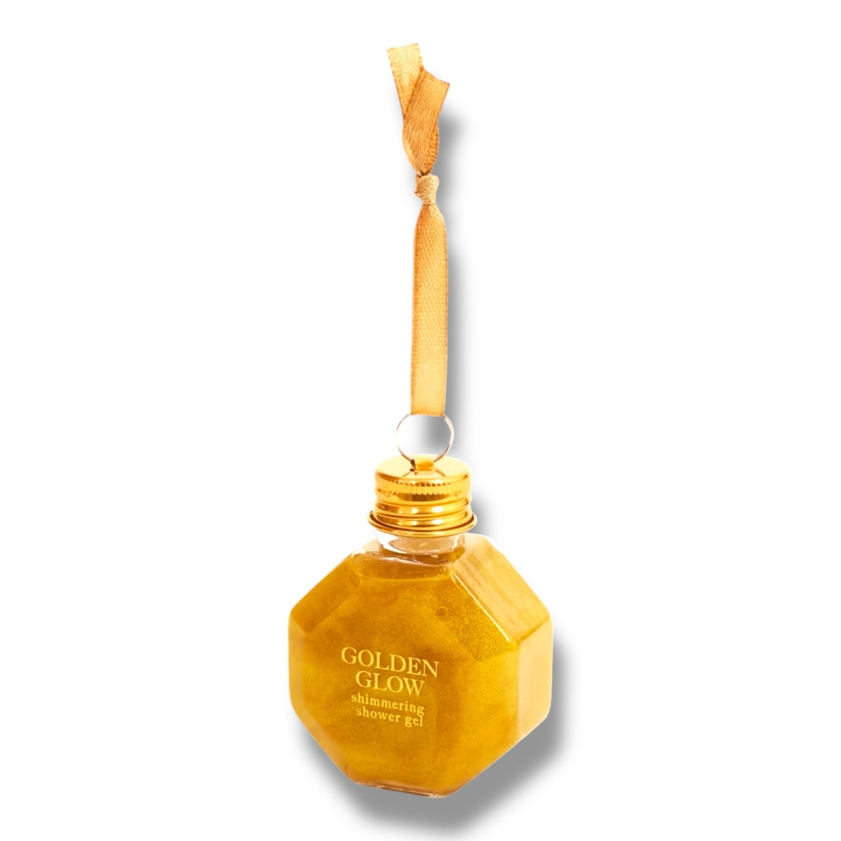 Golden Glow Shimmering Shower Gel Christmas Bauble 50ml