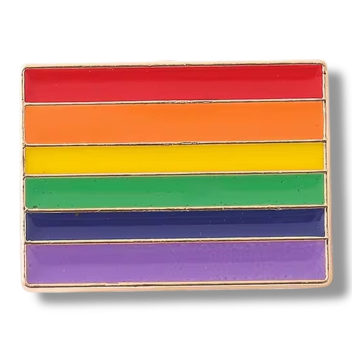 Gold Nameplate Enamel Pin Badge