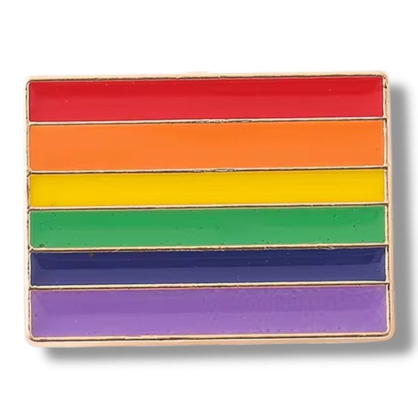 Pin's plaque nominative dorée en émail