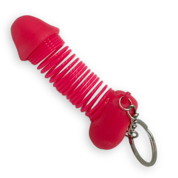 Nyckelring Töjbar Penis - Rosa