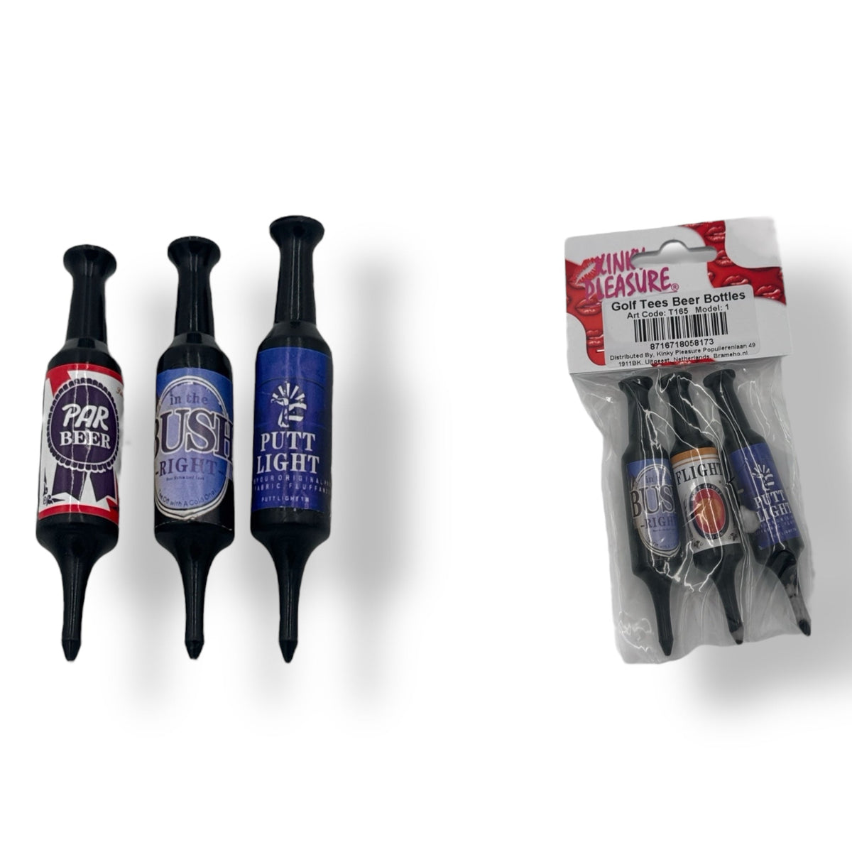 Beer Golf Tees Pack of 3, Two Models - photo 6