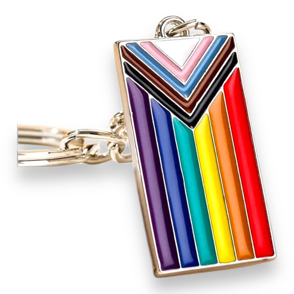 LGBTQ+ Metalen Naamplaat Sleutelhanger