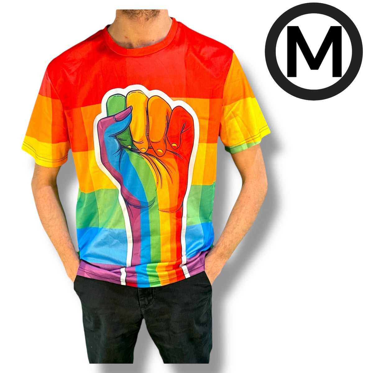 Pride Rainbow T-Shirt - Unisex, White - photo 11