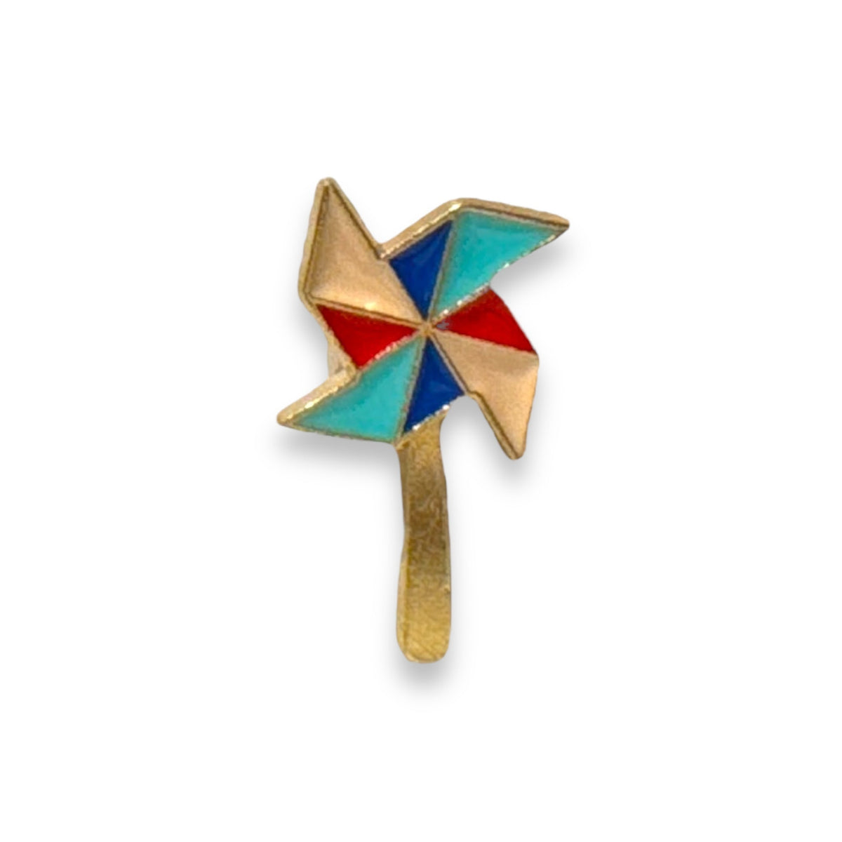 Pinwheel Wind Toy Enamel Pin