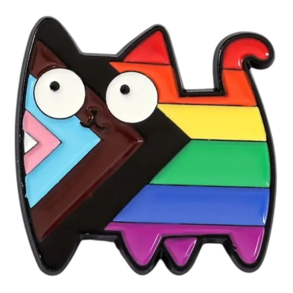 LGBTQ+ Katze Metall-Pin