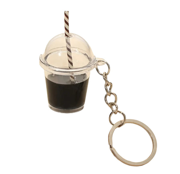 Nyckelring Kaffekopp - Svart
