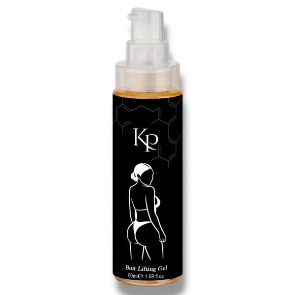 Gel butt lifting 60 ml frasco con dosificador y etiqueta negra