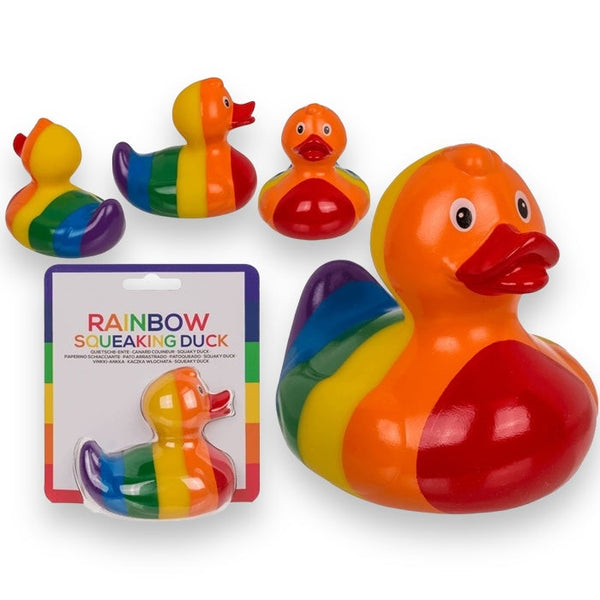 Tęczowa kaczuszka do kąpieli - ok. 10 cm