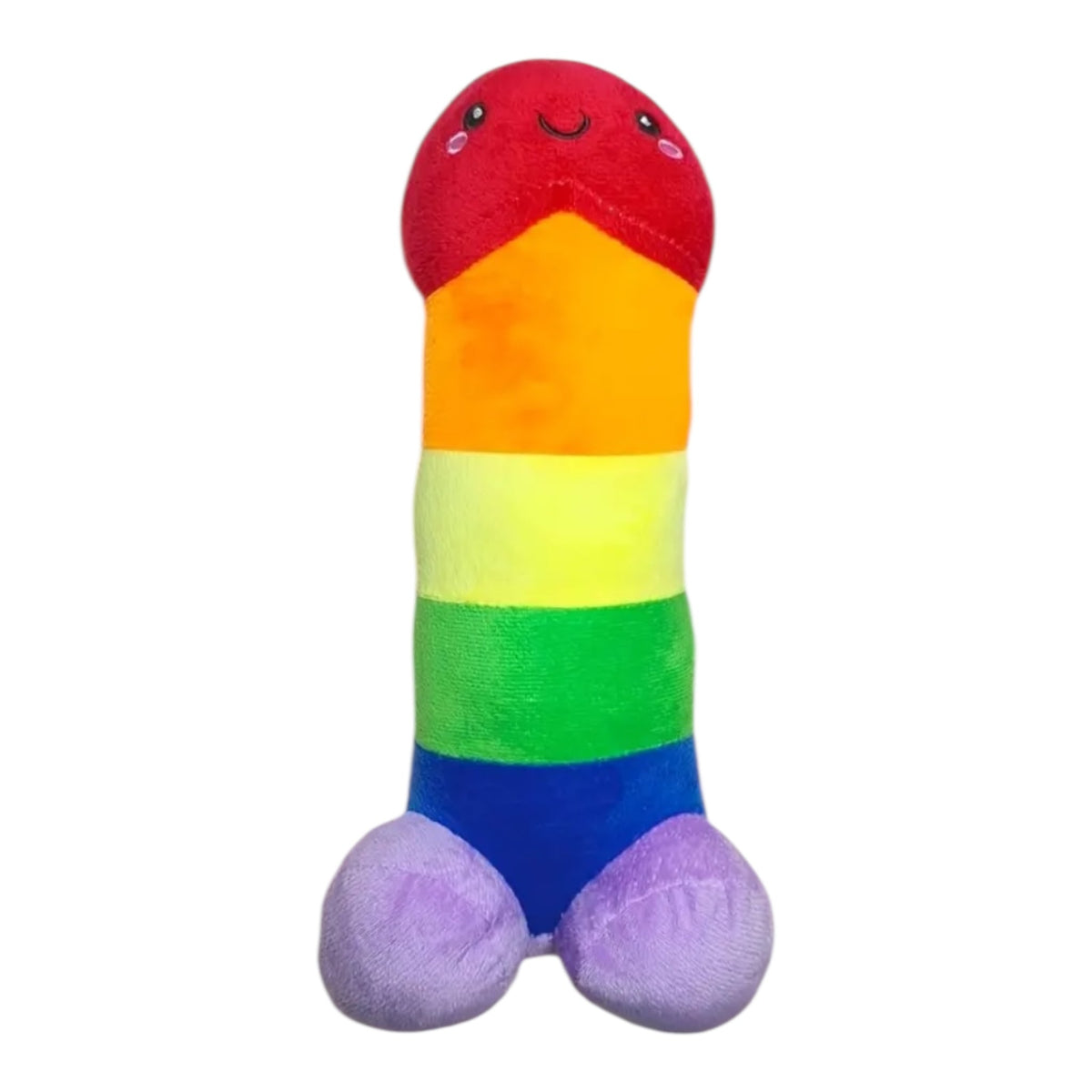 Rainbow Pride Plush Penis Toy