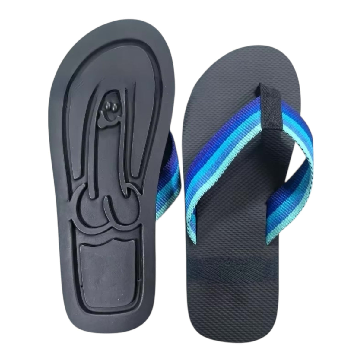 Penis Flip Flops Novelty Sandals in Sizes 36 to 47