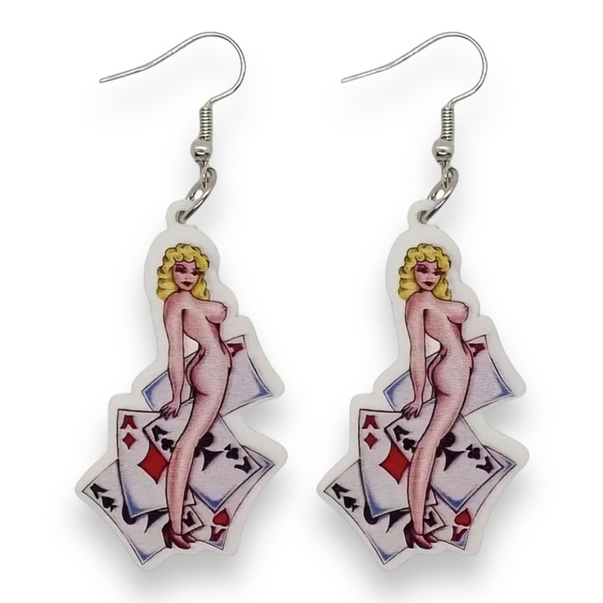 Card Lady Drop Earrings