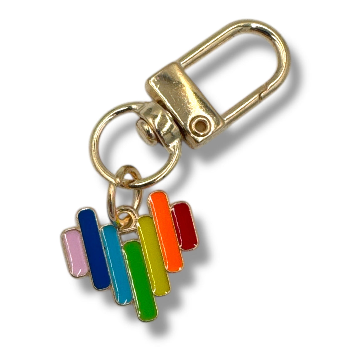 Pixel Heart Keychain